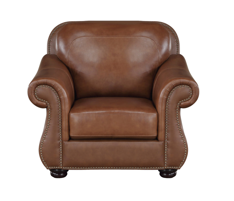 Homelegance - Attleboro Chair in Camel Brown - 9270BR-1