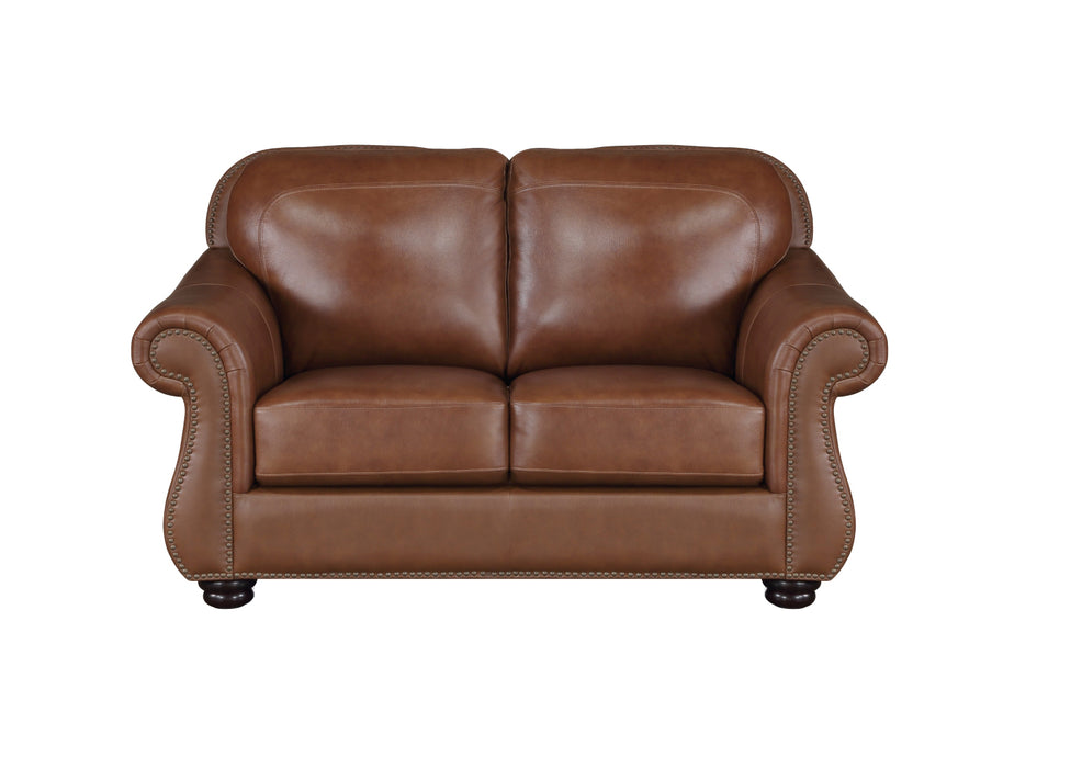 Homelegance - Attleboro 2 Piece Sofa Set in Camel Brown - 9270BR*2