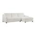 Homelegance - Zayden 2 Piece Sectional with Right Chaise in Ivory - 9277VR*22LRC - GreatFurnitureDeal