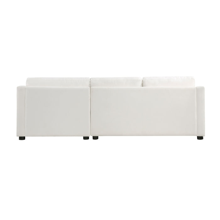 Homelegance - Zayden 2 Piece Sectional with Right Chaise in Ivory - 9277VR*22LRC - GreatFurnitureDeal