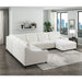 Homelegance - Zayden 4 Piece Sectional with Right Chaise in Ivory - 9277VR*42LRC - GreatFurnitureDeal