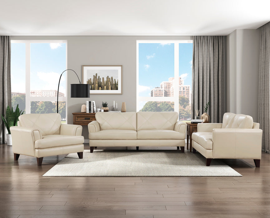 Homelegance - Thierry 2 Piece Sofa Set in Cream - 9279CRM*2