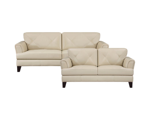 Homelegance - Thierry 3 Piece Living Room Set in Cream - 9279CRM*3 - GreatFurnitureDeal