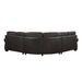 Homelegance - Wareham 3-Piece Sectional Sofa in Dark Brown - 9289DB*SC - GreatFurnitureDeal