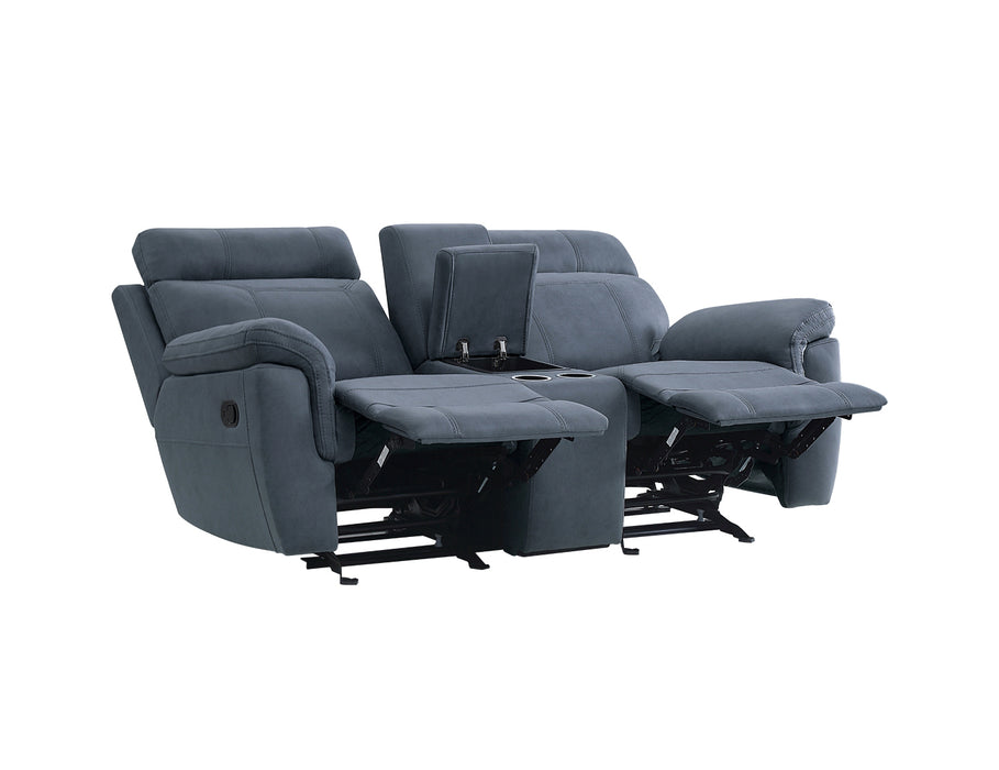 Homelegance - Clifton 3 Piece Living Room Set in Blue  - 9301BUE*3