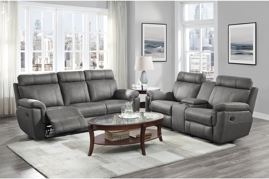 Homelegance - Clifton 3 Piece Living Room Set in Pewter - 9301GRY*3
