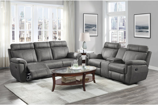 Homelegance - Clifton 2 Piece Sofa Set in Pewter - 9301GRY*2 - GreatFurnitureDeal