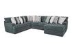Franklin Furniture - 934 Briggs 4 Piece Sectional Sofa in Rollins Eucalyptus - 93459-93404-93469-93486 - GreatFurnitureDeal