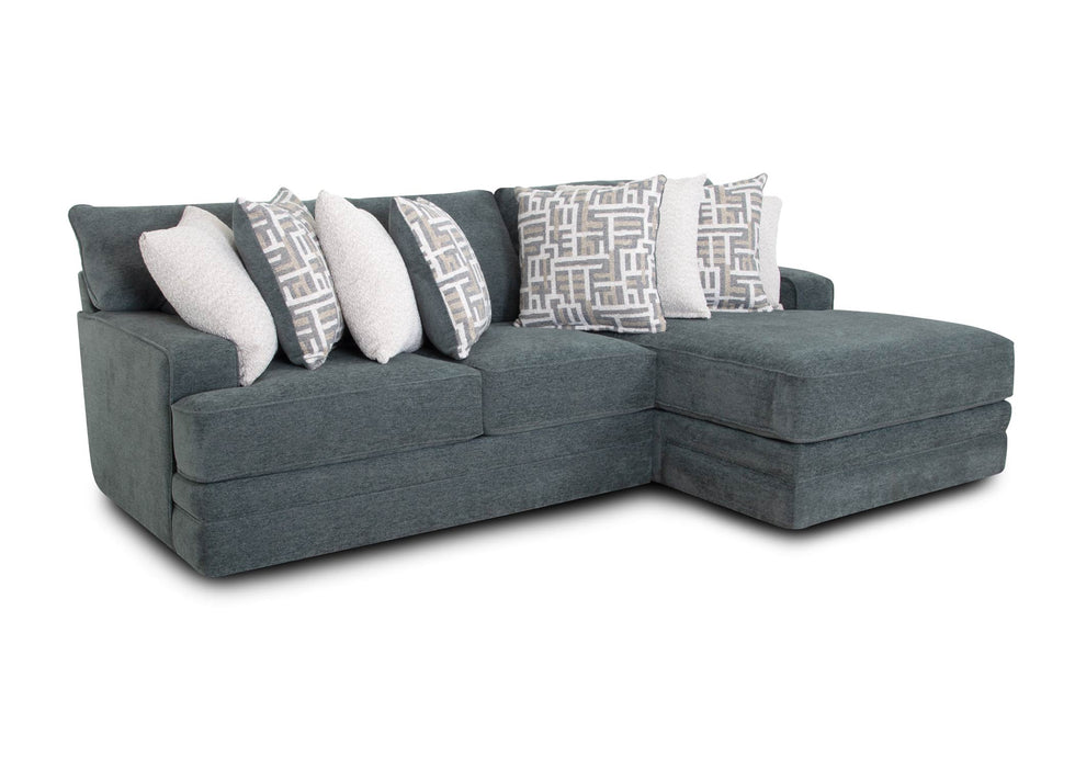 Franklin Furniture - 934 Briggs 2 Piece Sectional Sofa in Rollins Eucalyptus - 93459-93486 - GreatFurnitureDeal