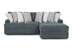 Franklin Furniture - 934 Briggs 2 Piece Sectional Sofa in Rollins Eucalyptus - 93459-93486 - GreatFurnitureDeal