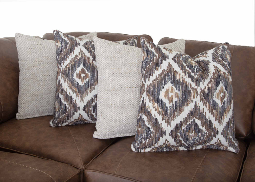 Franklin Furniture - 934 Asheville 2 Piece Sectional Sofa in Duvall Vintage Brown - 93459-93486 - GreatFurnitureDeal
