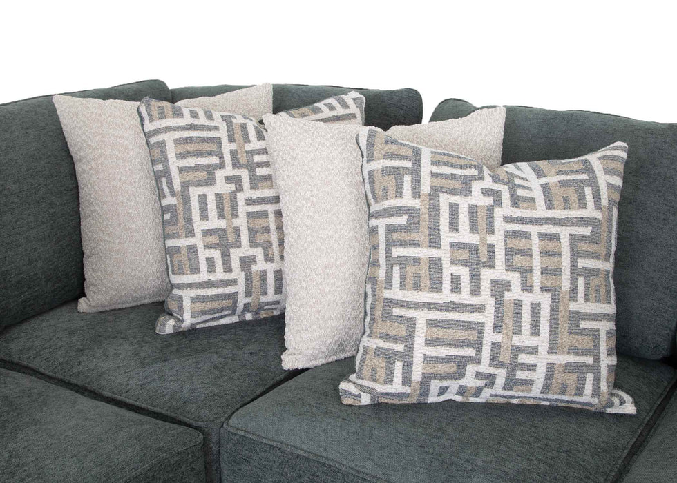 Franklin Furniture - 934 Briggs 2 Piece Sectional Sofa in Rollins Eucalyptus - 93459-93486 - GreatFurnitureDeal