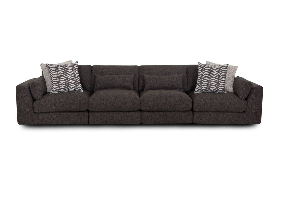 Franklin Furniture - 938 Laney 4 Piece Modular Sectional Sofa in Iris Thunder - 93801-93803-93803-93801 - GreatFurnitureDeal