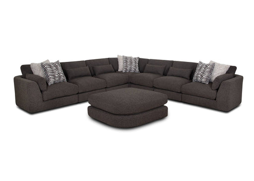 Franklin Furniture - 938 Laney 7 Piece Modular Sectional Sofa in Iris Thunder - 93801-93803-93803-93804-93803-93803-93801 - GreatFurnitureDeal