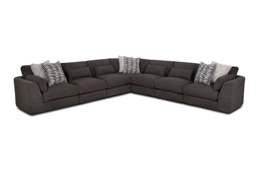 Franklin Furniture - 938 Laney 7 Piece Modular Sectional Sofa in Iris Thunder - 93801-93803-93803-93804-93803-93803-93801 - GreatFurnitureDeal
