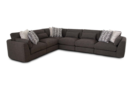 Franklin Furniture - 938 Laney 6 Piece Modular Sectional Sofa in Iris Thunder - 93801-93803-93804-93803-93803-93801 - GreatFurnitureDeal