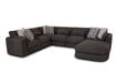Franklin Furniture - 938 Laney 7 Piece Modular Sectional Sofa in Iris Thunder - 93801-93803-93804-93803-93803-93804-93819 - GreatFurnitureDeal