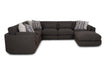 Franklin Furniture - 938 Laney 7 Piece Modular Sectional Sofa in Iris Thunder - 93801-93803-93804-93803-93803-93804-93819 - GreatFurnitureDeal
