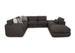 Franklin Furniture - 938 Laney 8 Piece Modular Sectional Sofa in Iris Thunder - 93801-93803-93804-93803-93803-93804-93803-93804 - GreatFurnitureDeal
