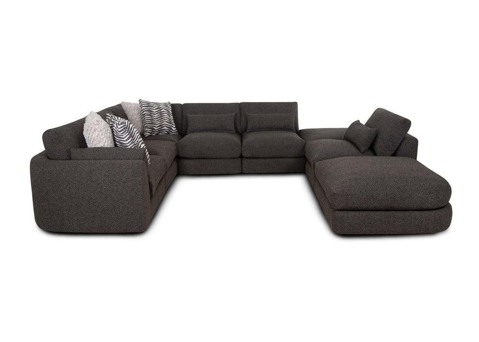 Franklin Furniture - 938 Laney 8 Piece Modular Sectional Sofa in Iris Thunder - 93801-93803-93804-93803-93803-93804-93803-93804 - GreatFurnitureDeal