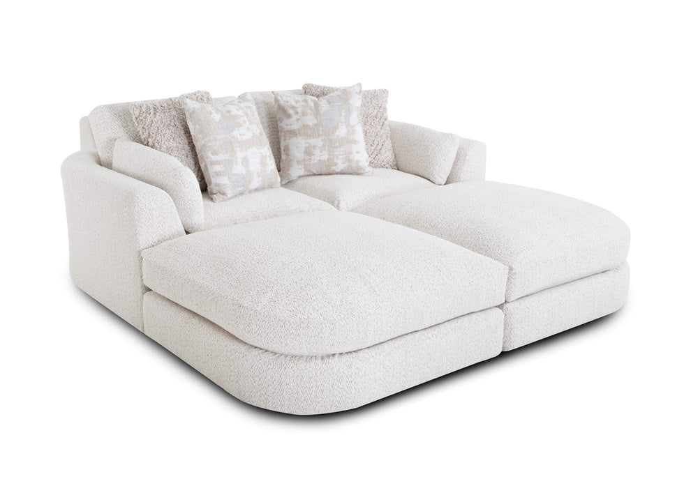 Franklin Furniture - 938 Bombay 4 Piece Sectional Sofa in Fluffy Riverrock - 93801-93901-93819-93819 - GreatFurnitureDeal