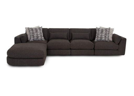 Franklin Furniture - 938 Laney 5 Piece Modular Sectional Sofa in Iris Thunder - 93819-93801-93803-93803-93801 - GreatFurnitureDeal