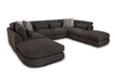 Franklin Furniture - 938 Laney 8 Piece Modular Sectional Sofa in Iris Thunder - 93819-93803-93804-93803-93803-93804-93803-93819 - GreatFurnitureDeal