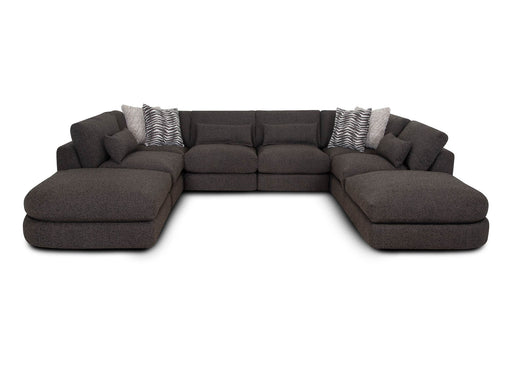 Franklin Furniture - 938 Laney 8 Piece Modular Sectional Sofa in Iris Thunder - 93819-93803-93804-93803-93803-93804-93803-93819 - GreatFurnitureDeal