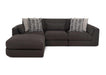 Franklin Furniture - 938 Laney 4 Piece Modular Sectional Sofa in Iris Thunder - 93819-93801-93803-93801 - GreatFurnitureDeal