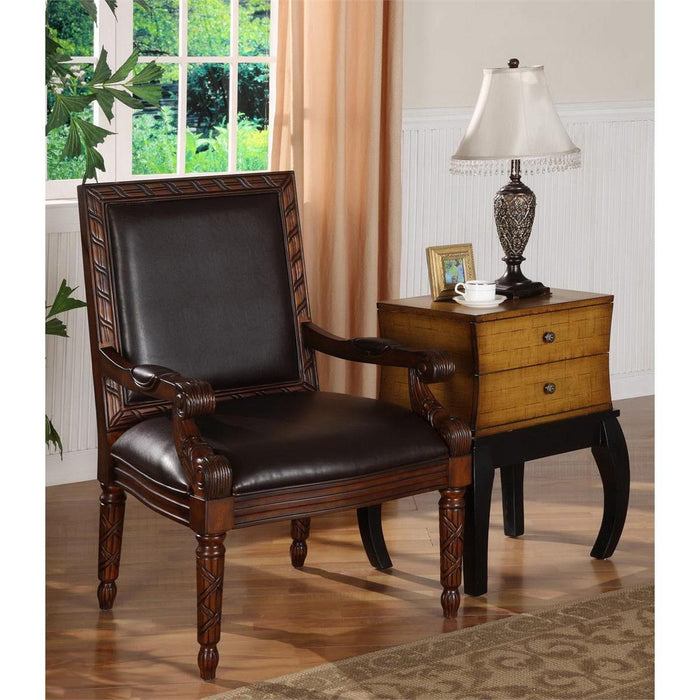 Coast To Coast - Accent Chair in Medium Brown - 94035