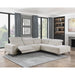 Homelegance - Adahlia 6 Piece Power Reclining Sectional with Right Chaise in Sand - 9414*SCPW - GreatFurnitureDeal
