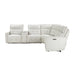 Homelegance - Salida 6 Piece Modular Power Reclining Sectional with Power Headrests in White - 9444HMP*6SCPWH - GreatFurnitureDeal