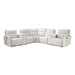 Homelegance - Salida 7 Piece Modular Power Reclining Sectional in White - 9444HMP*7SCPWH - GreatFurnitureDeal