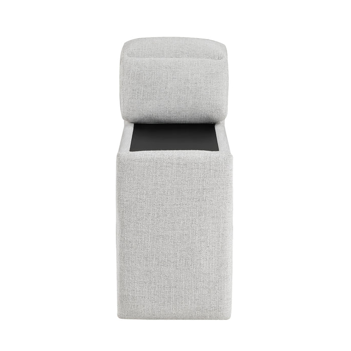 Homelegance - 9455CLD Power Double Reclining Love Seat with Center Console and Power Headrests, Charging Ports - 9455CLD-2CNPWH - GreatFurnitureDeal