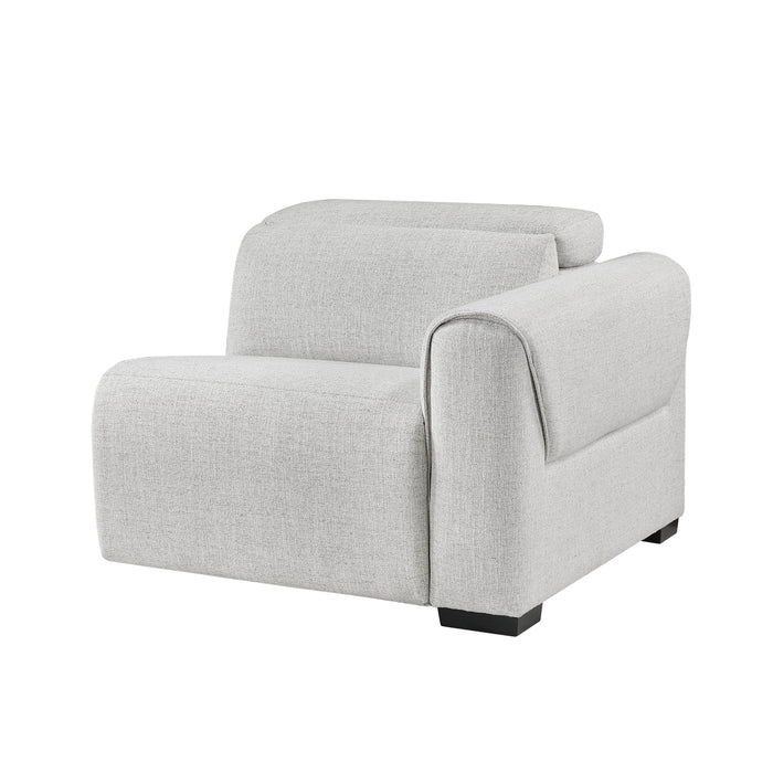 Homelegance - 9455CLD Power Double Reclining Love Seat with Center Console and Power Headrests, Charging Ports - 9455CLD-2CNPWH - GreatFurnitureDeal