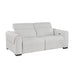 Homelegance - McPherson Power Double Reclining Loveseat with Power Headrests in Cloud - 9455CLD-2PWH - GreatFurnitureDeal