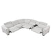 Homelegance - McPherson 6 Piece Power Reclining Sectional with Power Headrests in Cloud - 9455CLD*6LRRRPWH - GreatFurnitureDeal