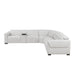 Homelegance - McPherson 6 Piece Power Reclining Sectional with Power Headrests in Cloud - 9455CLD*6LRRRPWH - GreatFurnitureDeal