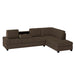 Homelegance - Maston 3 Piece Reversible Sectional in Brown - 9507CHC*3OT - GreatFurnitureDeal