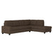 Homelegance - Maston 3 Piece Reversible Sectional in Brown - 9507CHC*3OT - GreatFurnitureDeal