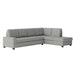 Homelegance - Maston 3 Piece Reversible Sectional in Gray - 9507GRY*3OT - GreatFurnitureDeal