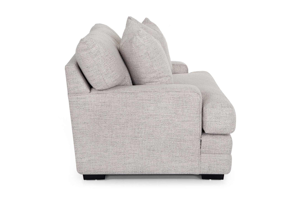 Franklin Furniture - Serene 3 Piece Living Room Set in Merino Nickel - 95140-95120-95188-3SET - GreatFurnitureDeal