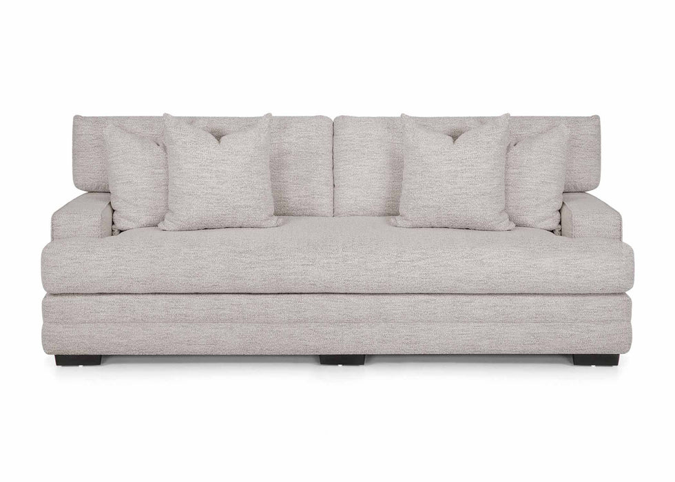 Franklin Furniture - Serene 2 Piece Living Room Set in Merino Nickel - 95140-95120-2SET - GreatFurnitureDeal