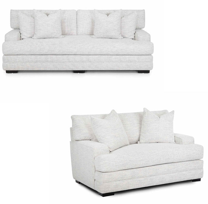Franklin Furniture - Serene 2 Piece Living Room Set in Merino Cotton - 95140-95120-COTTON - GreatFurnitureDeal