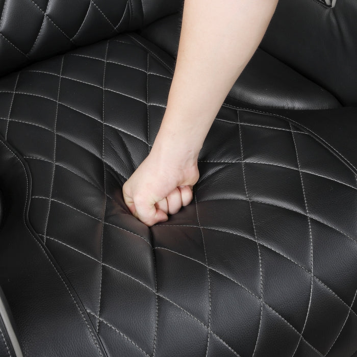 Homelegance - Fairway 3-Piece Power Reclining Sectional with Left Side Console in Black - 9516BLKS*32LCN3RPWH - GreatFurnitureDeal