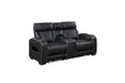 Homelegance - Fairway 2 Piece Power Double Reclining Living Room Set - 9516BLK*2PWH - GreatFurnitureDeal
