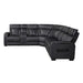 Homelegance - Fairway 3-Piece Power Reclining Sectional with Left Side Console in Black - 9516BLKS*32LCN3RPWH - GreatFurnitureDeal