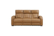 Homelegance - Fairway Power Double Reclining Sofa with Center Drop-Down Cup Holders - 9516BRW-3PWH - GreatFurnitureDeal