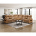 Homelegance - Fairway 3 Piece Power Reclining Sectional with Consoles in Brown - 9516BRWS*32LCN2RCNPWH - GreatFurnitureDeal