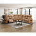 Homelegance - Fairway 3 Piece Power Reclining Sectional with Consoles in Brown - 9516BRWS*32LCN2RCNPWH - GreatFurnitureDeal